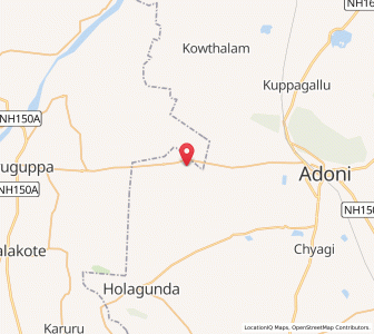 Map of Harivanam, Andhra Pradesh