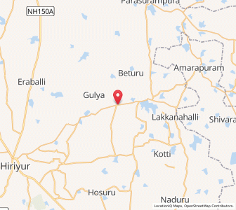 Map of Hariyabbe, Karnataka