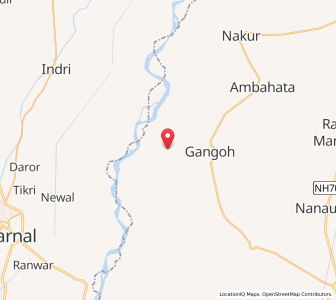 Map of Harnamgarh, Uttar Pradesh