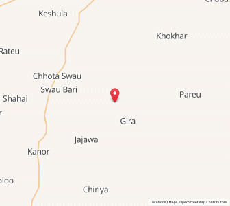 Map of Harwa, Rajasthan