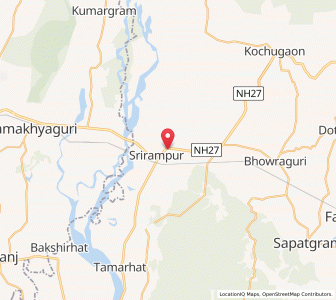 Map of Harwaphuta, Assam