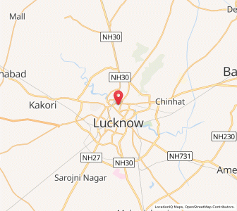 Map of Hasanganj, Uttar Pradesh