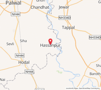 Map of Hasanpur, Haryana