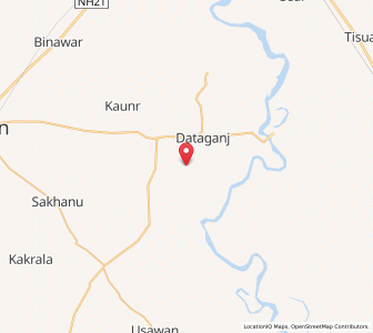 Map of Hashampur, Uttar Pradesh