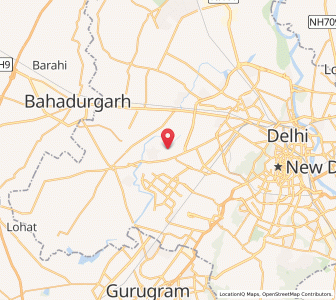 Map of Hashtsal, Delhi