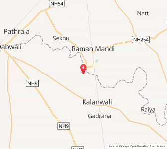 Map of Hassu, Haryana