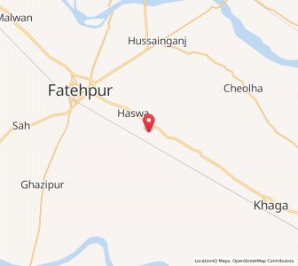 Map of Haswa, Uttar Pradesh