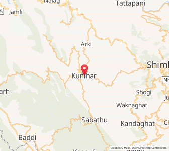 Map of Hat Kot, Himachal Pradesh