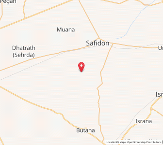 Map of Hat, Haryana