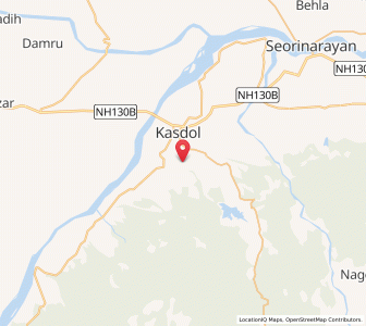 Map of Hataud, Chhattisgarh