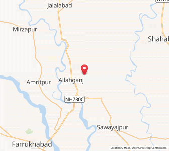 Map of Hathaura, Uttar Pradesh