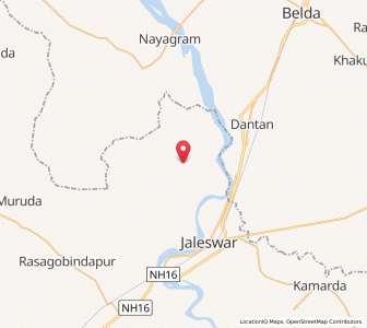 Map of Hatigarh, Odisha