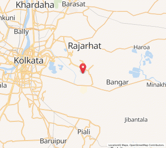Map of Hatisala, West Bengal