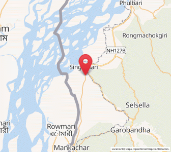 Map of Hatsingimari, Assam