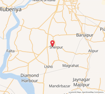 Map of Haturia, West Bengal
