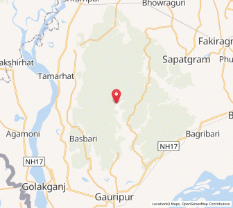 Map of Hauriajhora, Assam
