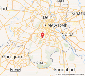 Map of Hauz Khas, NCT