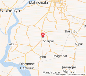 Map of Hayatnagar, West Bengal