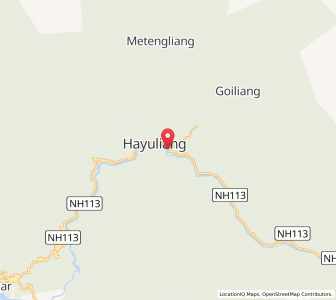 Map of Hayutang, Arunachal Pradesh