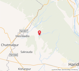 Map of Hazara Tongia, Uttarakhand