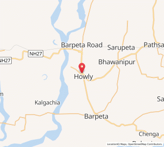 Map of Helapakari, Assam