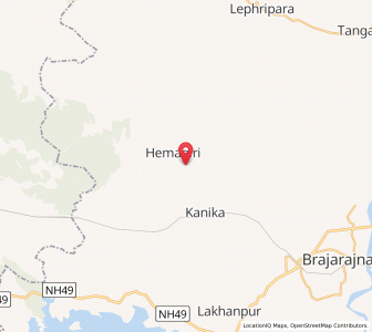 Map of Hemagiri, Chhattisgarh