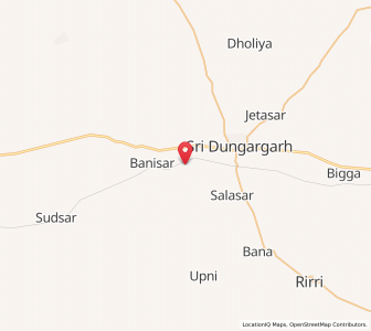 Map of Hemasar, Rajasthan