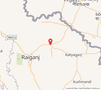 Map of Hemtabad, West Bengal
