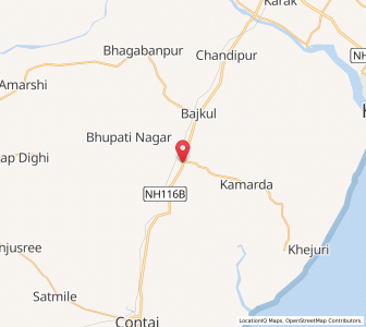 Map of Heria Atmaram Chak, West Bengal