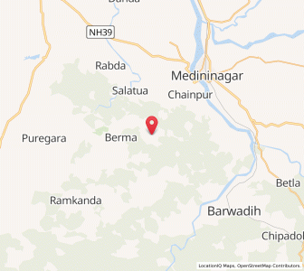 Map of Hersa, Chhattisgarh