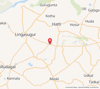 Map of Hesrur, Karnataka