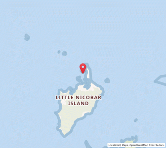 Map of Heya, Andaman and Nicobar Islands