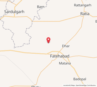 Map of Hijraon Kalan, Haryana