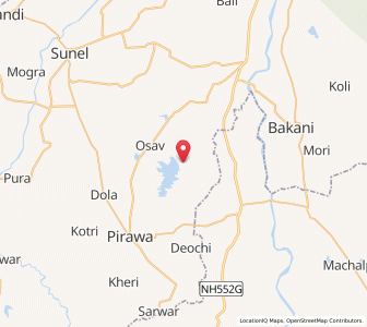 Map of Himmatgarh, Rajasthan