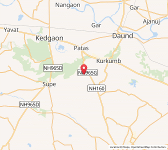 Map of Hingnigada, Maharashtra