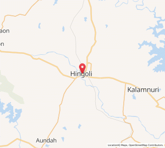 Map of Hingoli, Rajasthan