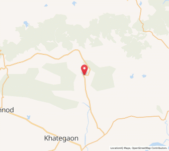 Map of Hirangaon, Madhya Pradesh