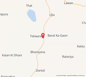 Map of Hirji Ki Dhani, Rajasthan