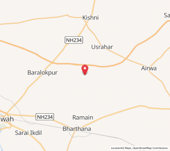 Map of Hirmani, Uttar Pradesh