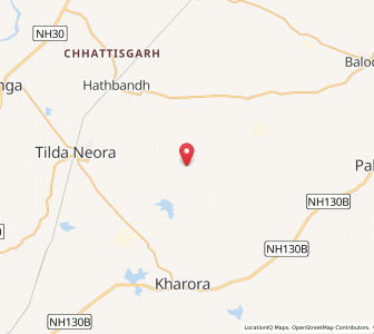 Map of Hirmi, Chhattisgarh