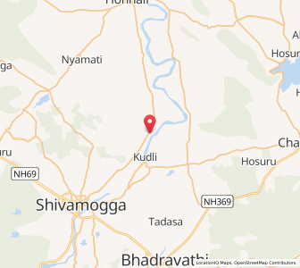 Map of Holalur, Karnataka