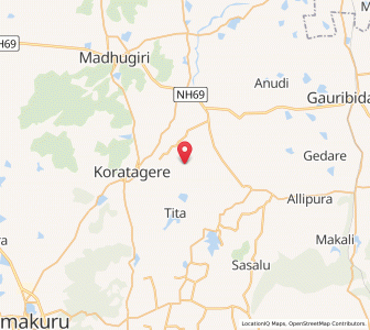 Map of Holavanhalli, Karnataka
