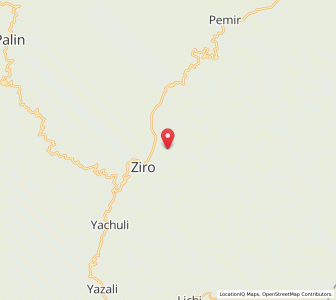 Map of Hong, Arunachal Pradesh
