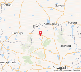 Map of Hosakote, Karnataka