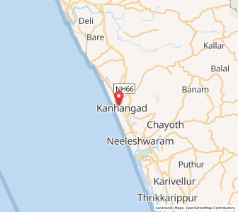 Map of Hosdrug, Kerala
