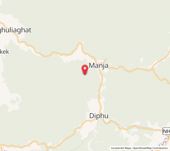 Map of Howang, Assam