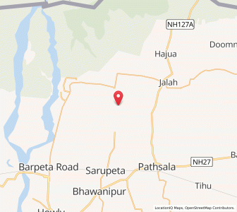 Map of Hudukhata, Assam