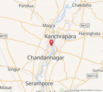 Map of Hugli, West Bengal