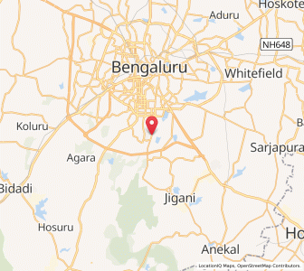 Map of Hulimavu, Tamil Nadu
