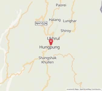 Map of Humpum, Manipur